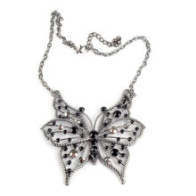 Collier de bijoux / bijoux à la mode / Big Butterfly avec pendentif en pierre de hématite Collier en chaîne (XJW1678)